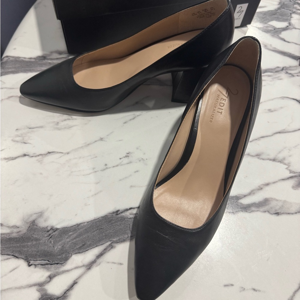 27 EDIT Black Heels Classic Pointed-Toe Pumps